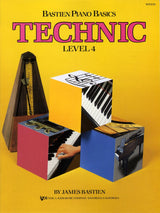 front cover of Bastien Piano Basics Technic Level 4