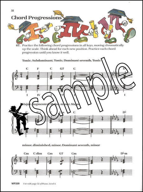 3rd sample page from Bastien Piano Basics Theory Level 4