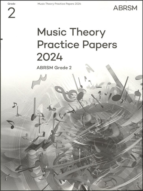 front cover of ABRSM Music Theory Practice Papers 2024 Grade 2