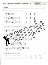 1st sample page from ABRSM Music Theory Practice Papers 2024 Grade 2