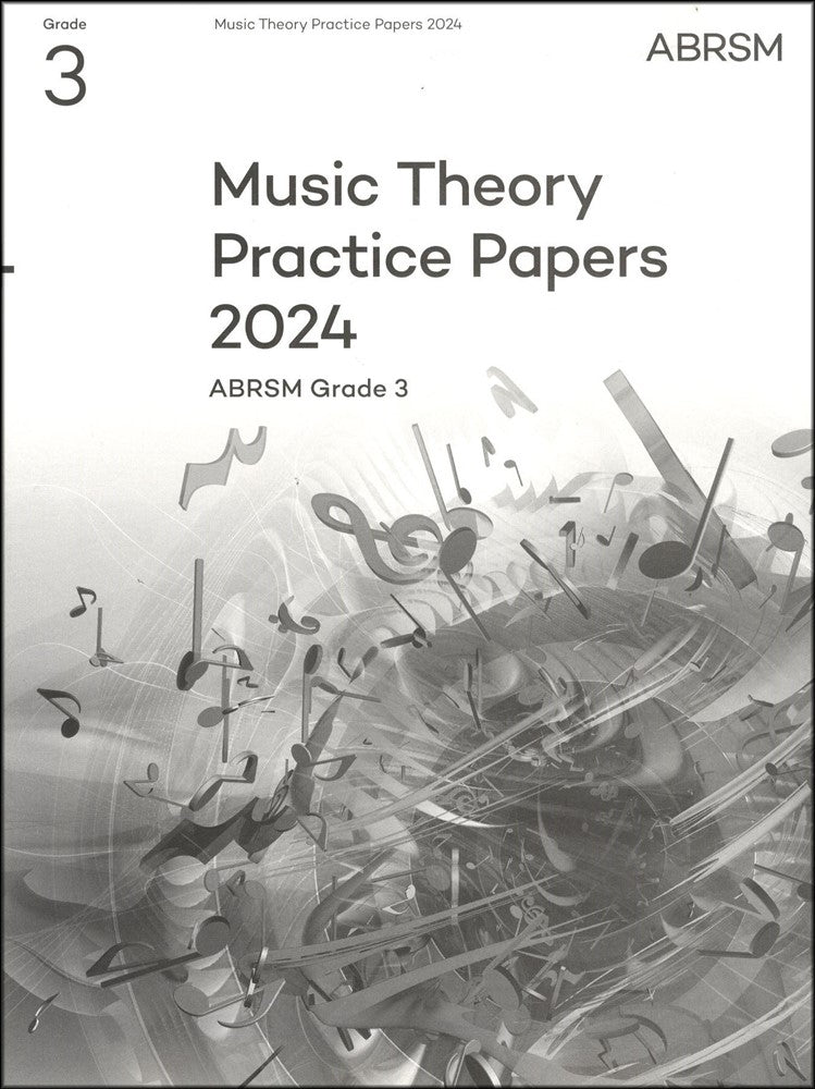 front cover of ABRSM Music Theory Practice Papers 2024 Grade 3