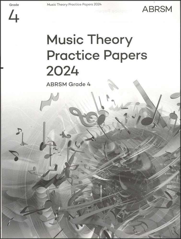 front cover of ABRSM Music Theory Practice Papers 2024 Grade 4