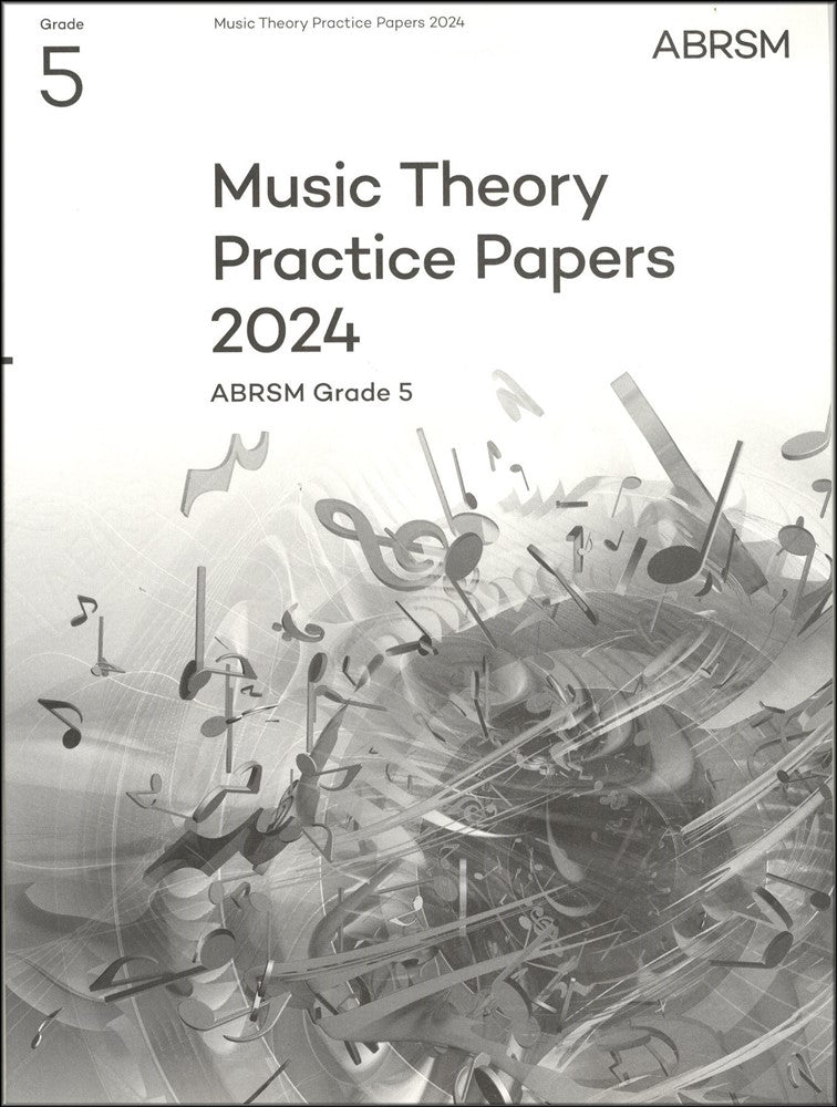 front cover of ABRSM Music Theory Practice Papers 2024 Grade 5