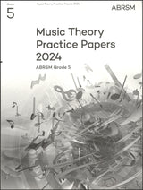 front cover of ABRSM Music Theory Practice Papers 2024 Grade 5