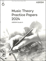 front cover of ABRSM Music Theory Practice Papers 2024 Grade 6