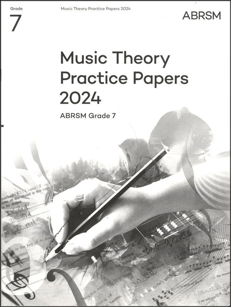 front cover of ABRSM Music Theory Practice Papers 2024 Grade 7