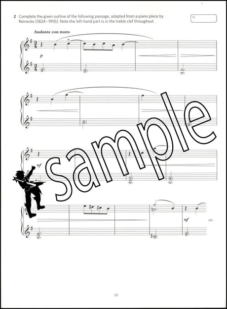 2nd sample page from ABRSM Music Theory Practice Papers 2024 Grade 8