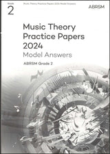 front cover of ABRSM Music Theory Practice Papers 2024 Grade 2 MODEL ANSWERS