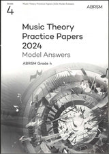 front cover of ABRSM Music Theory Practice Papers 2024 Grade 4 MODEL ANSWERS