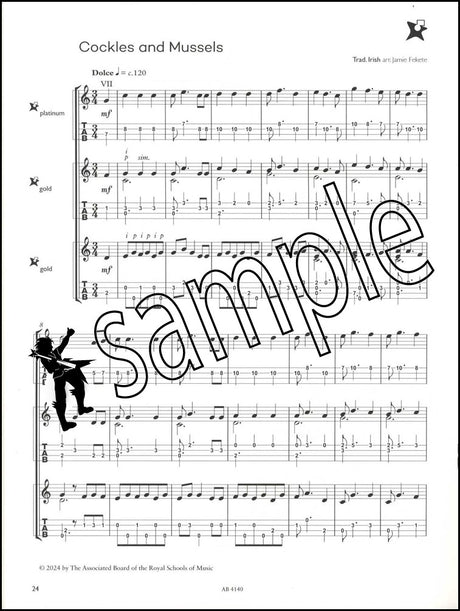 2nd sample page from ABRSM Music Medals Platinum Ukulele Pieces