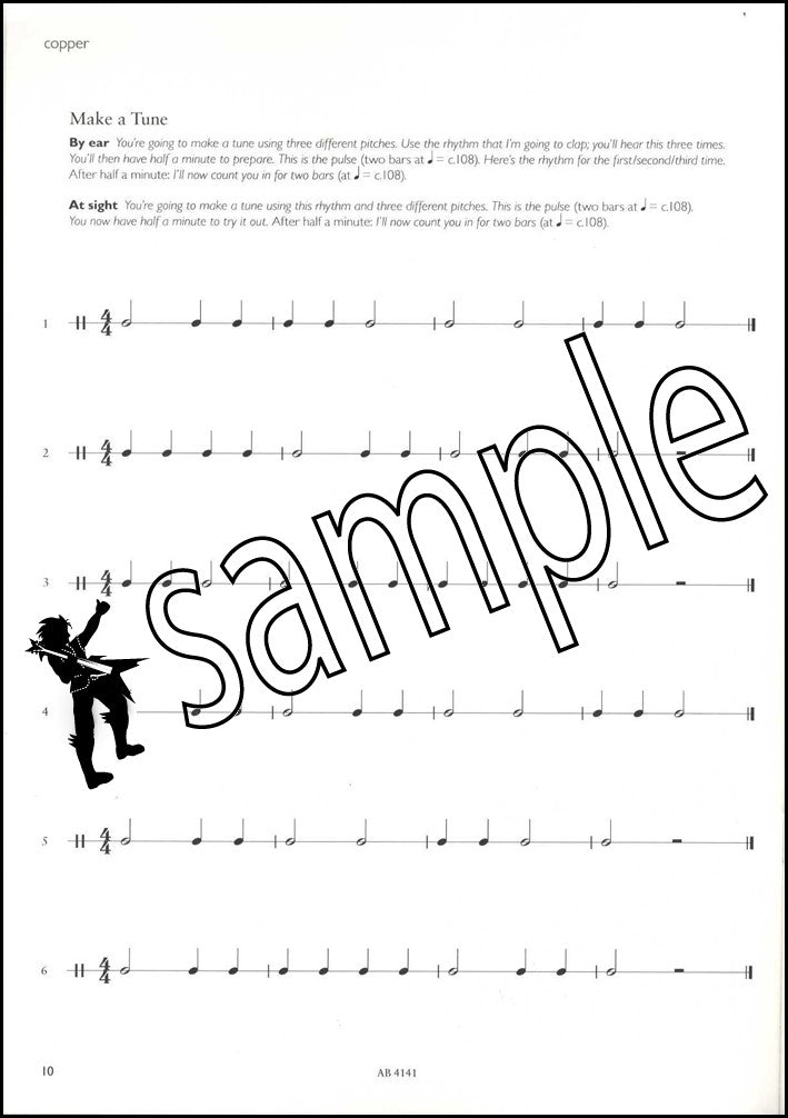 1st sample page from ABRSM Music Medals Ukulele Options Practice Book