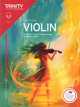front cover of Trinity College London Violin Exam Pieces Initial from 2025
