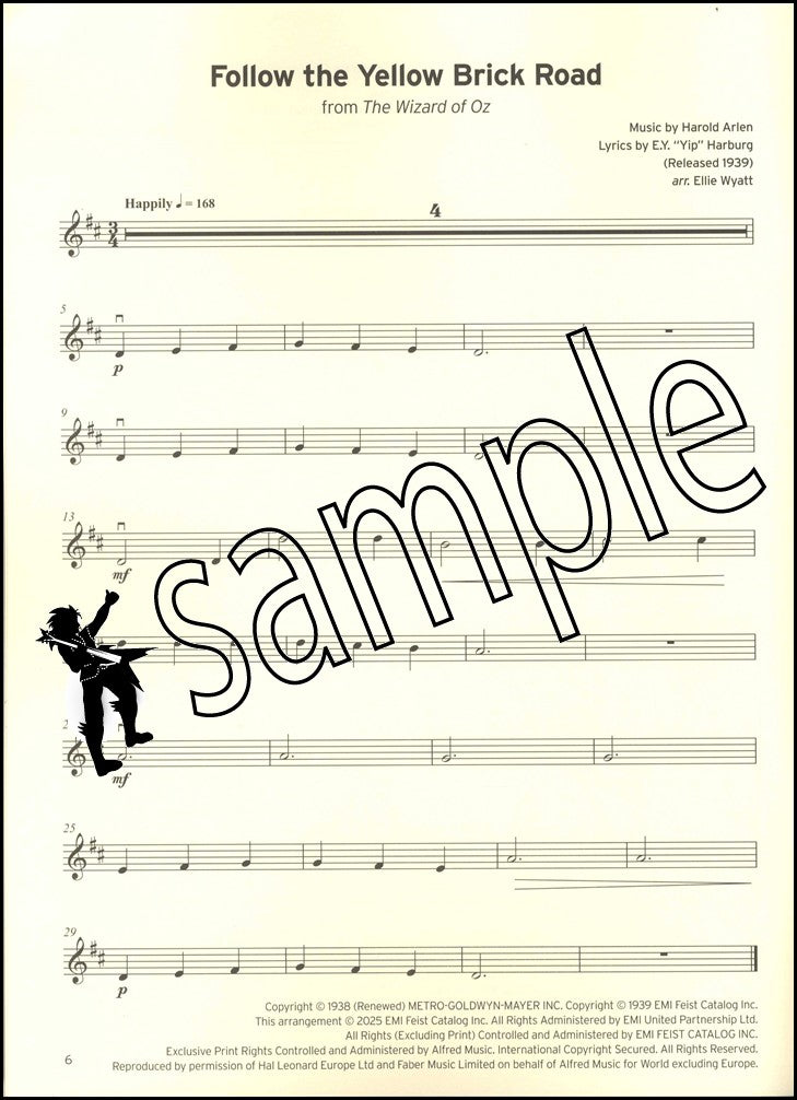 1st sample page from Trinity College London Violin Exam Pieces Initial from 2025
