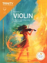front cover of Trinity College London Violin Exam Pieces Grade 1 from 2025