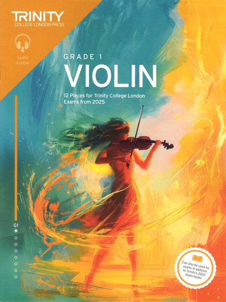 front cover of Trinity College London Violin Exam Pieces Grade 1 from 2025