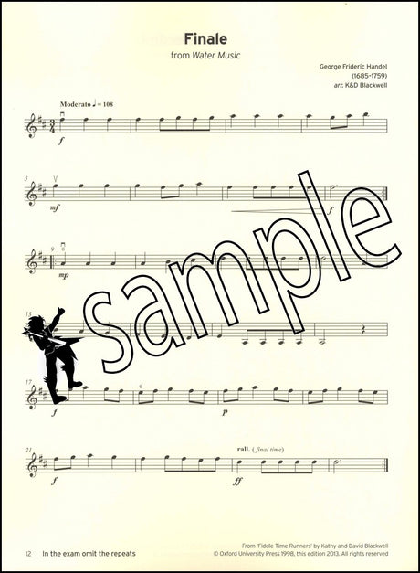 2nd sample page from Trinity College London Violin Exam Pieces Grade 1 from 2025