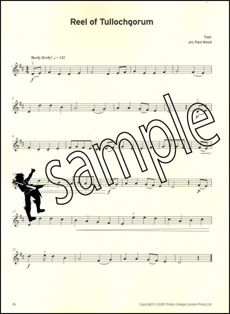 3rd sample page from Trinity College London Violin Exam Pieces Grade 1 from 2025