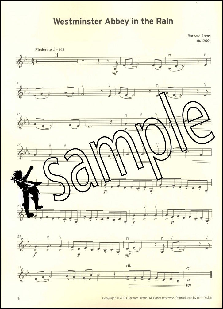 1st sample page from Trinity College London Violin Exam Pieces Grade 2 from 2025