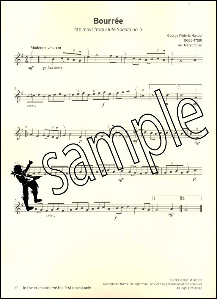 2nd sample page from Trinity College London Violin Exam Pieces Grade 2 from 2025