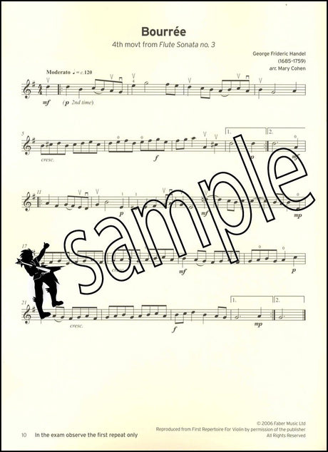2nd sample page from Trinity College London Violin Exam Pieces Grade 2 from 2025