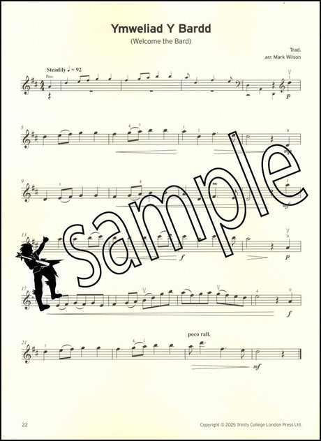 3rd sample page from Trinity College London Violin Exam Pieces Grade 3 from 2025