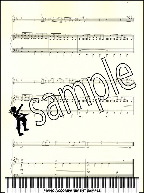 piano accompaniment sample page from Trinity College London Violin Exam Pieces Grade 3 from 2025