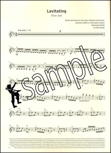 1st sample page from Trinity College London Violin Exam Pieces Grade 4 from 2025