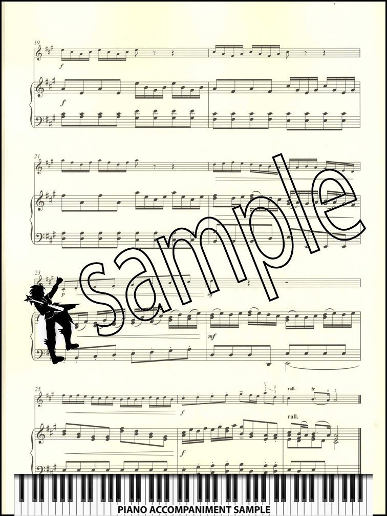 piano accompaniment sample page from Trinity College London Violin Exam Pieces Grade 4 from 2025