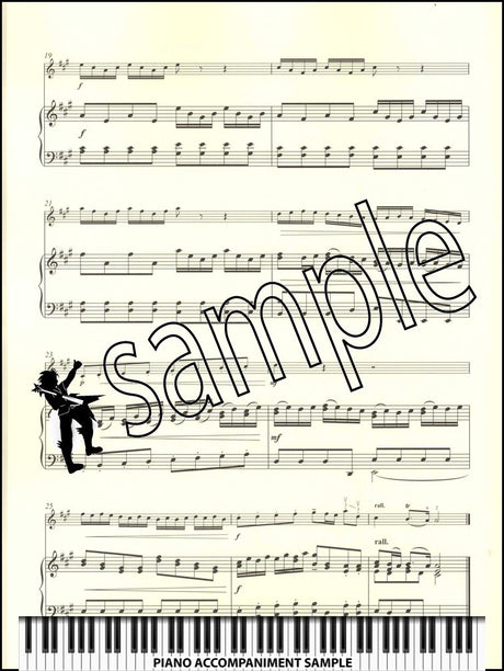 piano accompaniment sample page from Trinity College London Violin Exam Pieces Grade 4 from 2025
