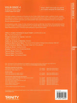 back cover of Trinity College London Violin Exam Pieces Grade 4 from 2025