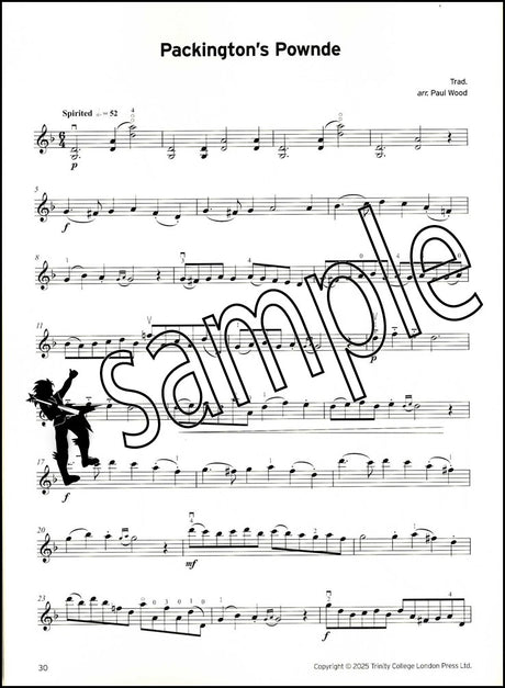 3rd sample page from Trinity College London Violin Exam Pieces Grade 5 from 2025