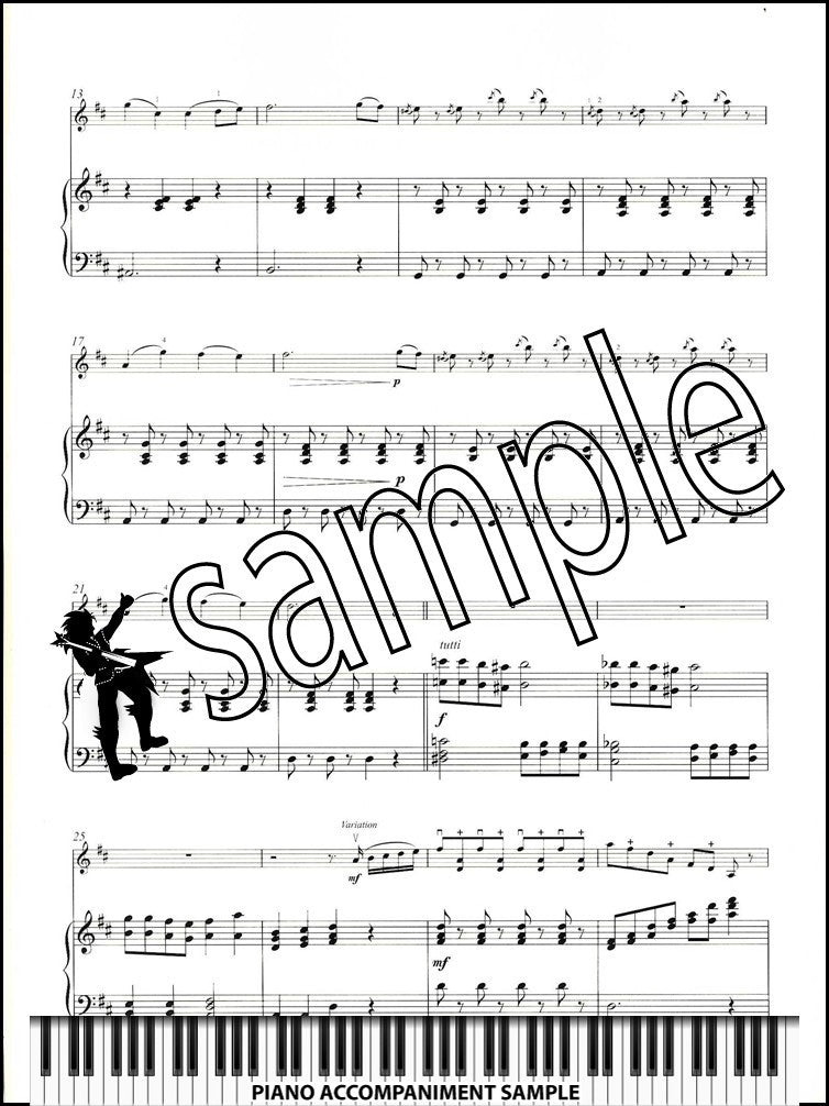 piano accompaniment sample page from Trinity College London Violin Exam Pieces Grade 5 from 2025