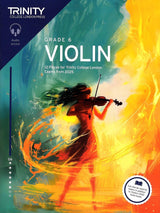 front cover of Trinity College London Violin Exam Pieces Grade 6 from 2025