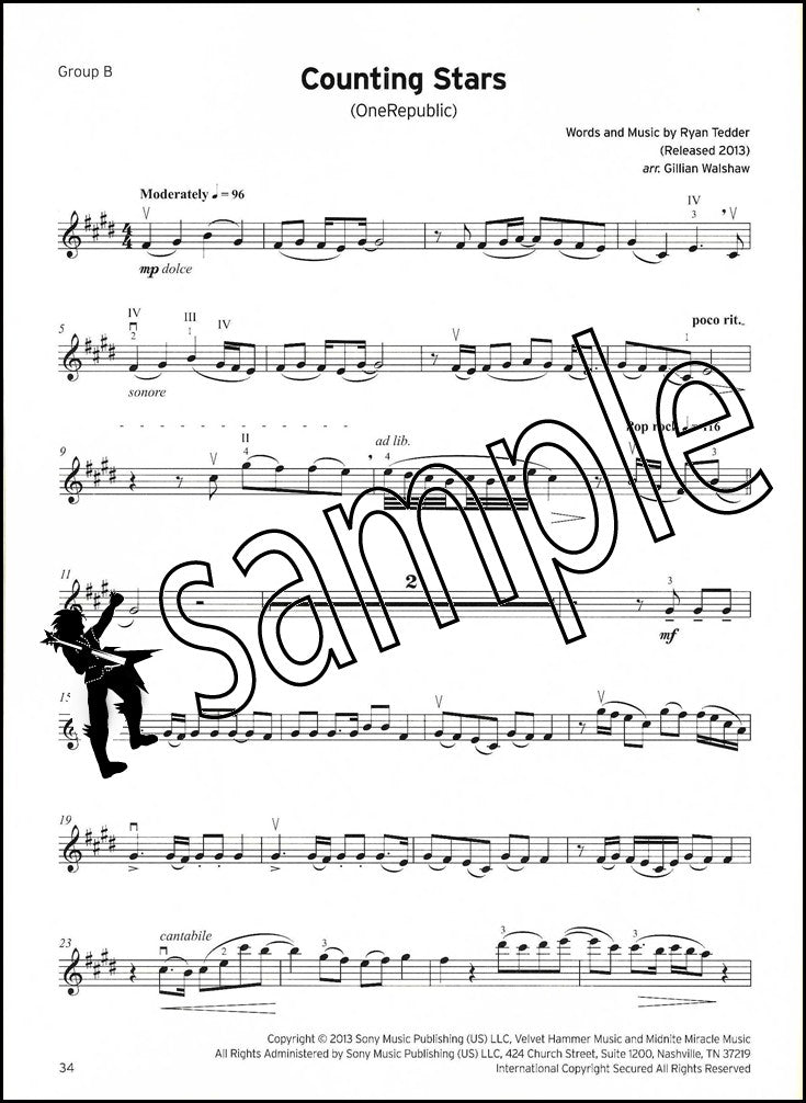 3rd sample page from Trinity College London Violin Exam Pieces Grade 6 from 2025