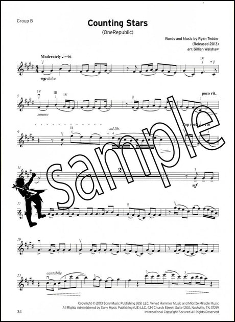 3rd sample page from Trinity College London Violin Exam Pieces Grade 6 from 2025