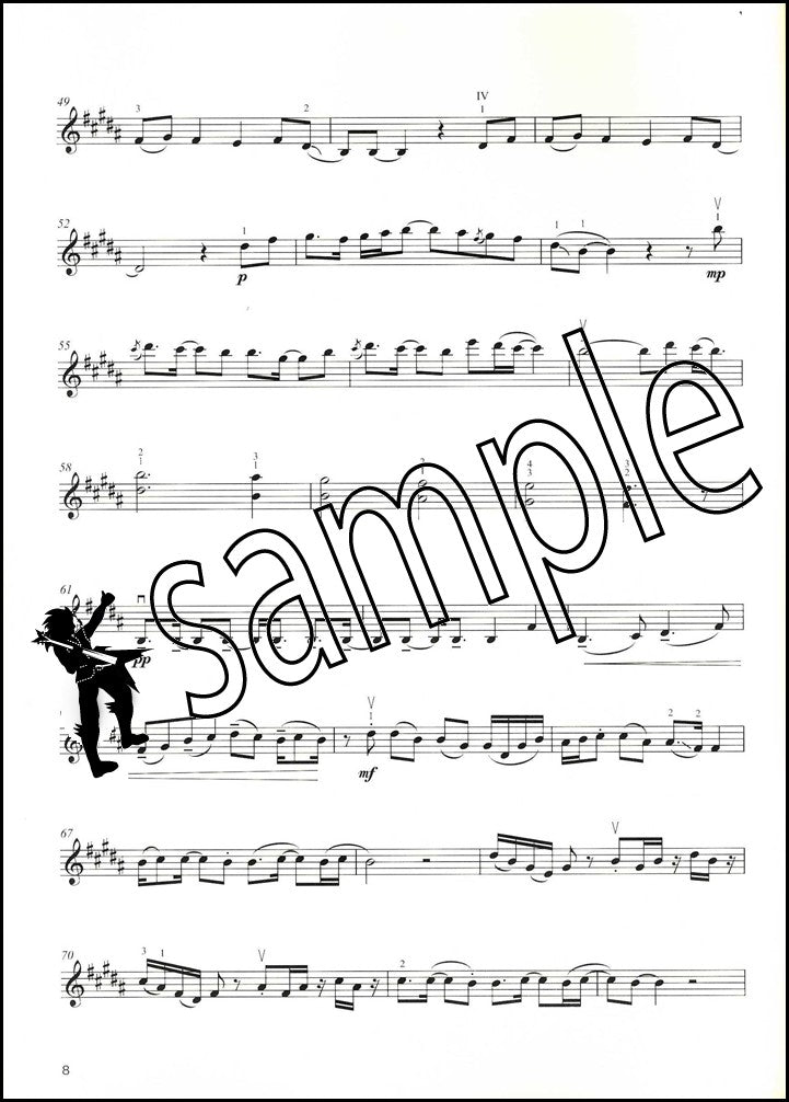 1st sample page from Trinity College London Violin Exam Pieces Grade 7 from 2025