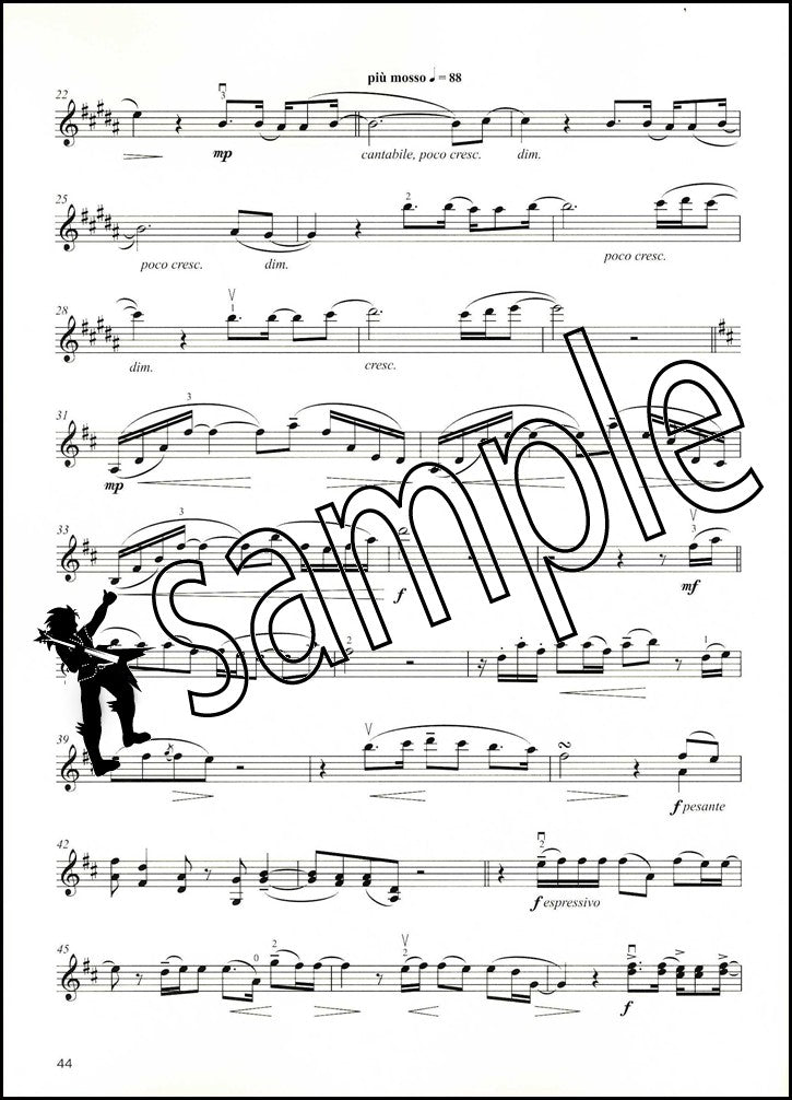 3rd sample page from Trinity College London Violin Exam Pieces Grade 7 from 2025