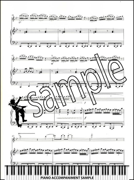 piano accompaniment sample page from Trinity College London Violin Exam Pieces Grade 7 from 2025