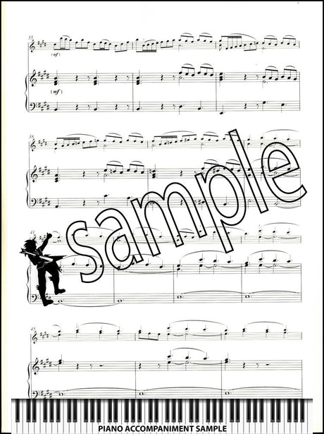 piano accompaniment sample page from Trinity College London Violin Exam Pieces Grade 8 from 2025