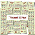 A picture showing all 10 bookmarks, five on top, 5 below, all overlapping