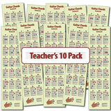A picture showing all 10 bookmarks, five on top, 5 below, all overlapping