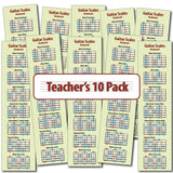 A picture showing all 10 bookmarks, five on top, 5 below, all overlapping